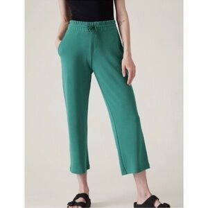 Athleta seasoft straight leg pant in blue/green XL